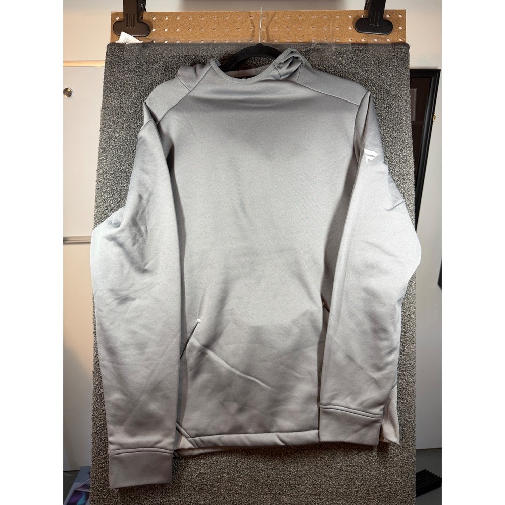 Fanatics Authentic Pro Hoodie Mens Medium Gray Performance Fleece Pullover